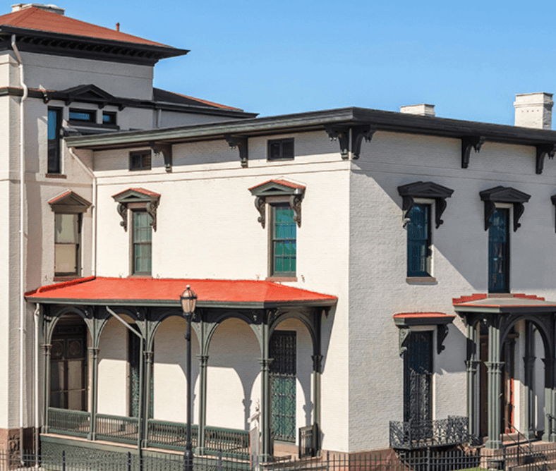 Isham-Terry House restoration by Champs Masonry & Chimney